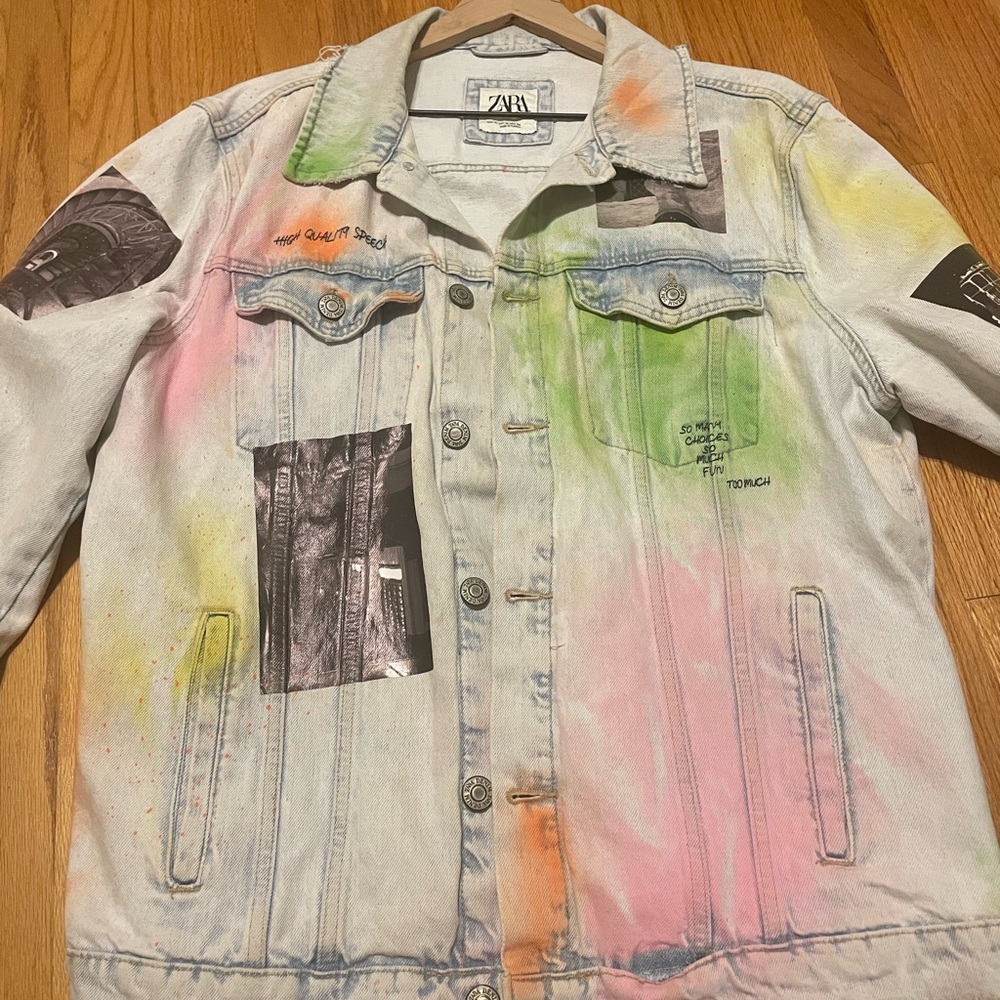 Zara Light Blue Denim Jacket